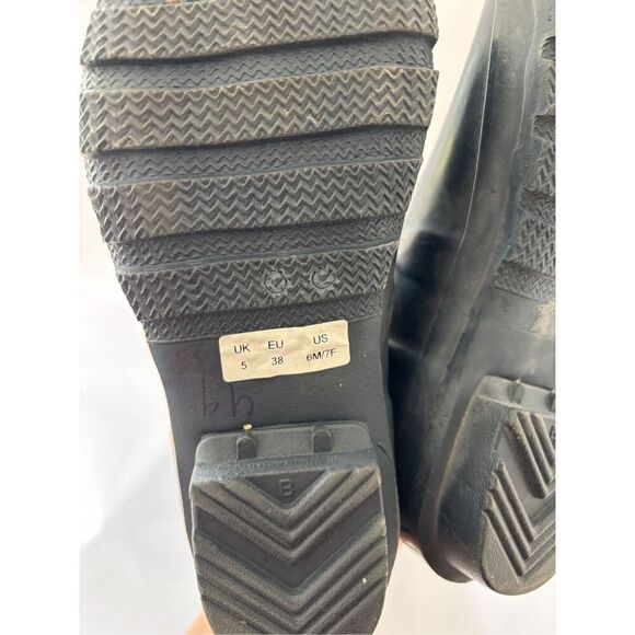 Hunter original tall rainboots navy blue size 7/8 - Picture 11 of 12
